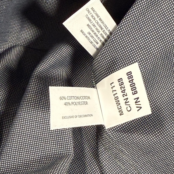 Cutter & Buck Boston University Button Down Shirt Sz XXL Long Sleeve Black NWT - Picture 5 of 6